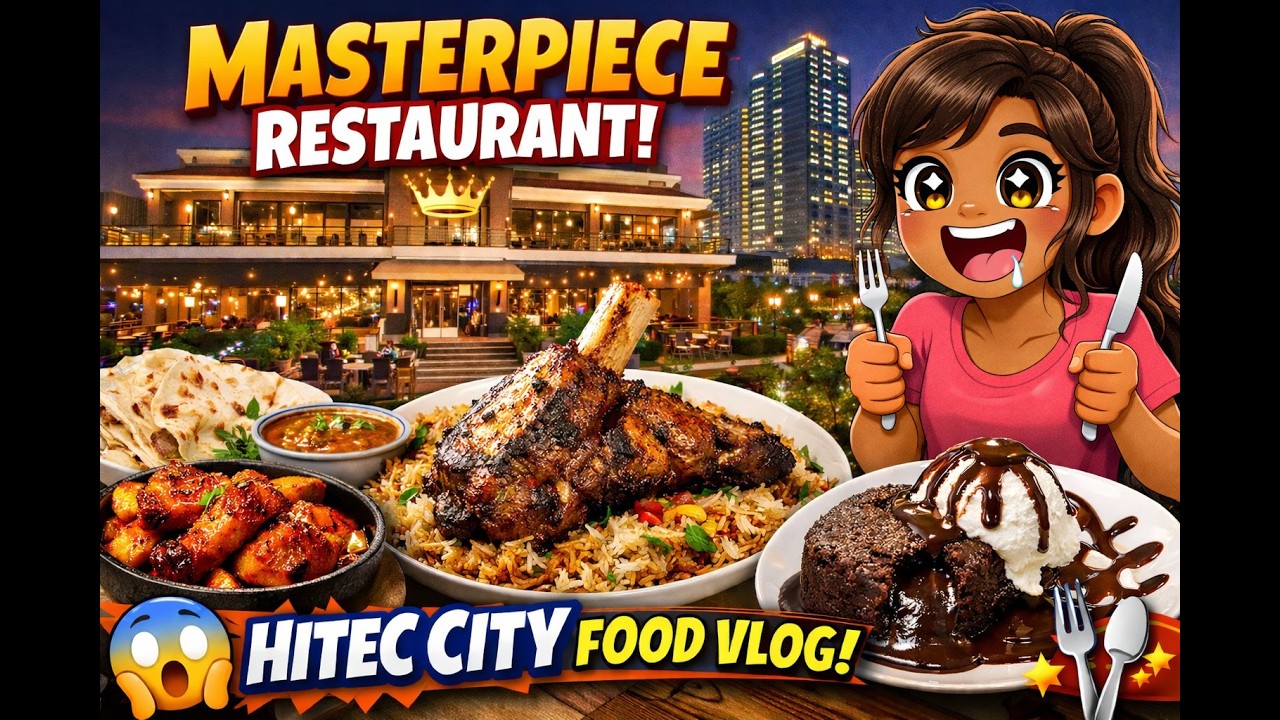 🤤🍽️ HITEC CITY FOOD VLOG | MASTERPIECE RESTAURANT 🍽️🤤