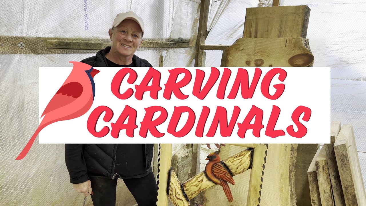 Create Beautiful Cardinal Chainsaw Relief Carvings: Step-by-Step Tutorial
