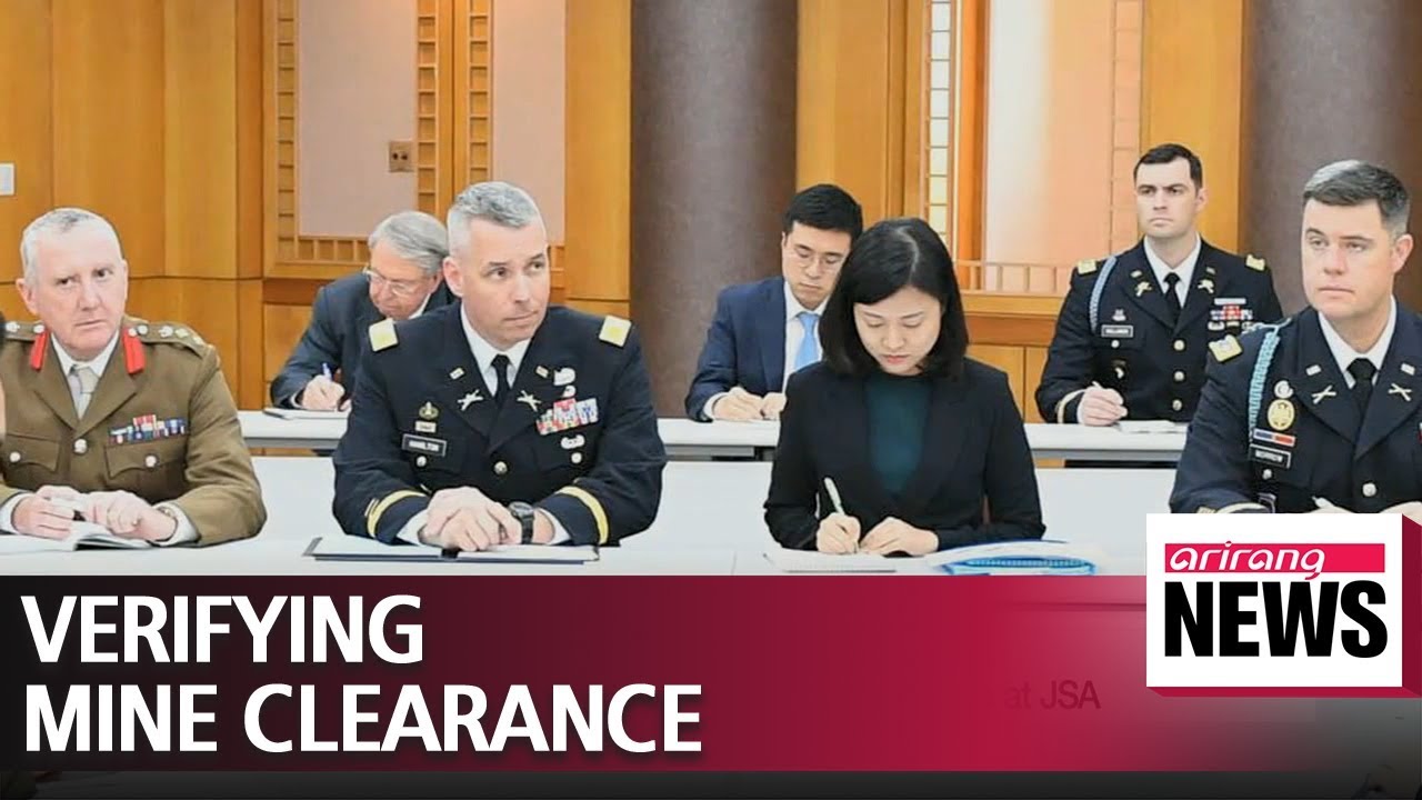 UN Command verifies initial landmine clearance at JSA