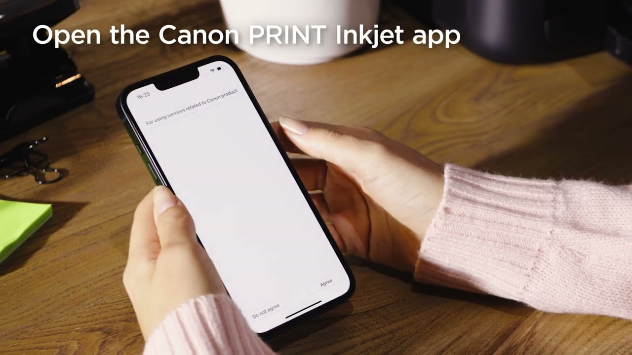 Canon PIXMA TS5150 Series – Enabling printing from an iOS Smartphone