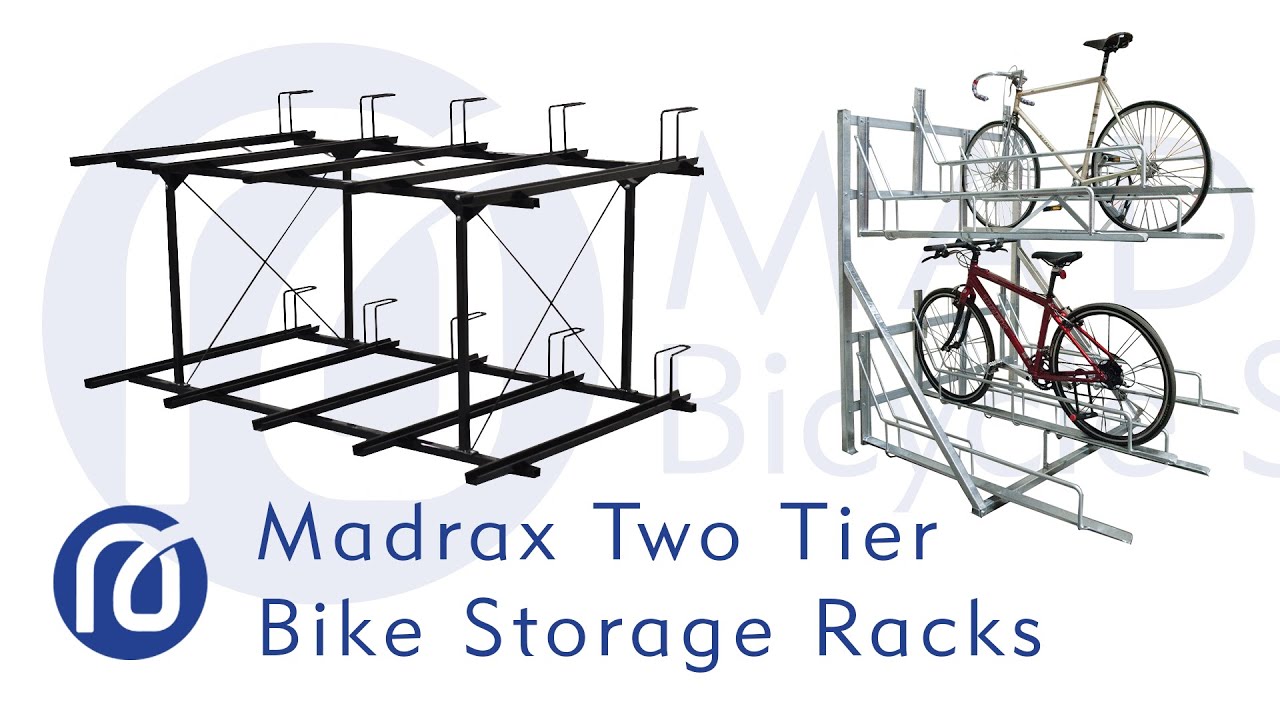 Madrax Two Tier Bike Storage Racks | Madrax Commercial Bike Racks