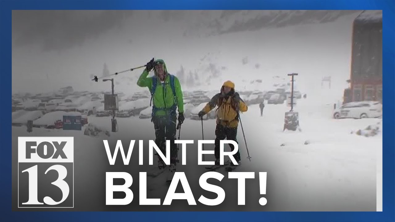 Winter storm blankets Utah with rain, snow, wind