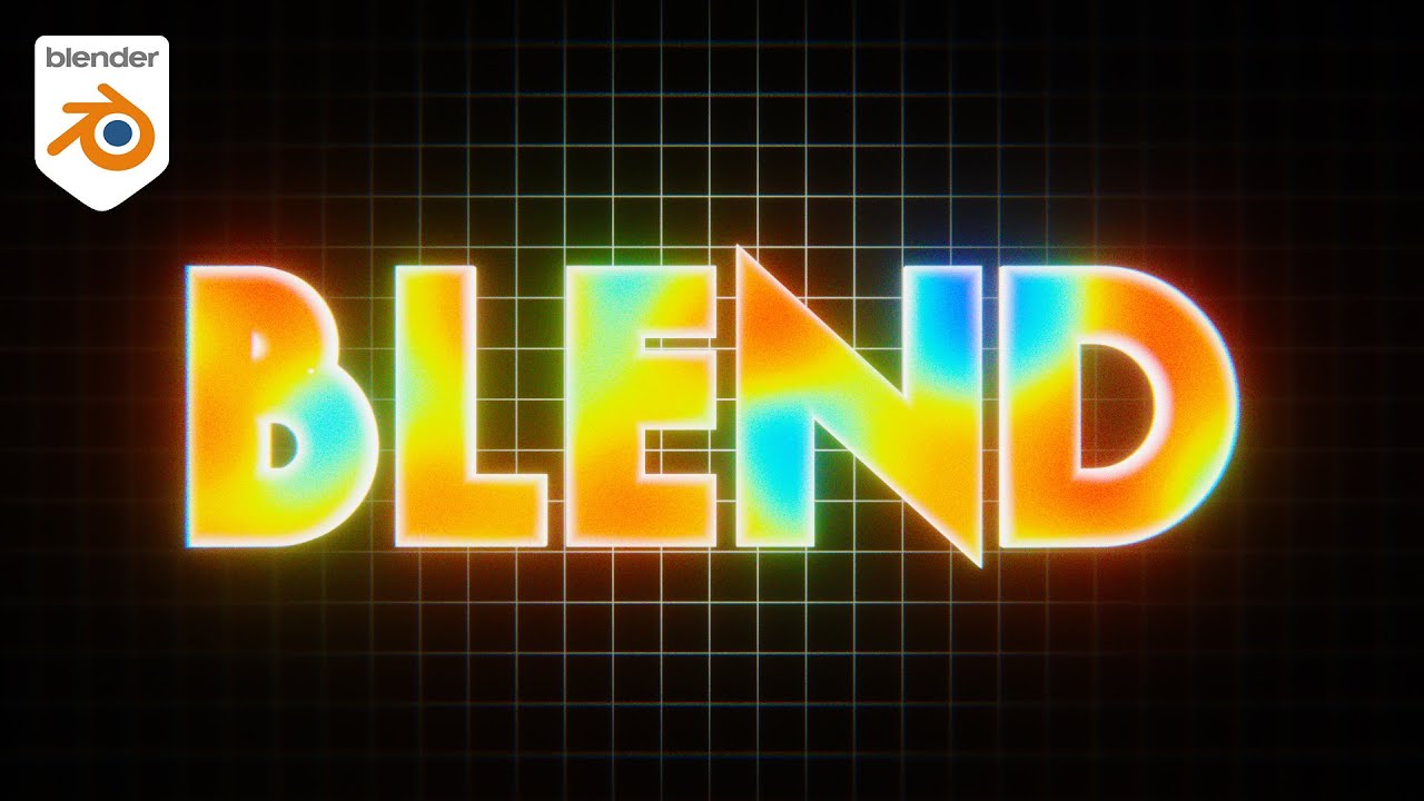 Создайте яркую ретро-анимацию текста в Eevee (урок по Blender)