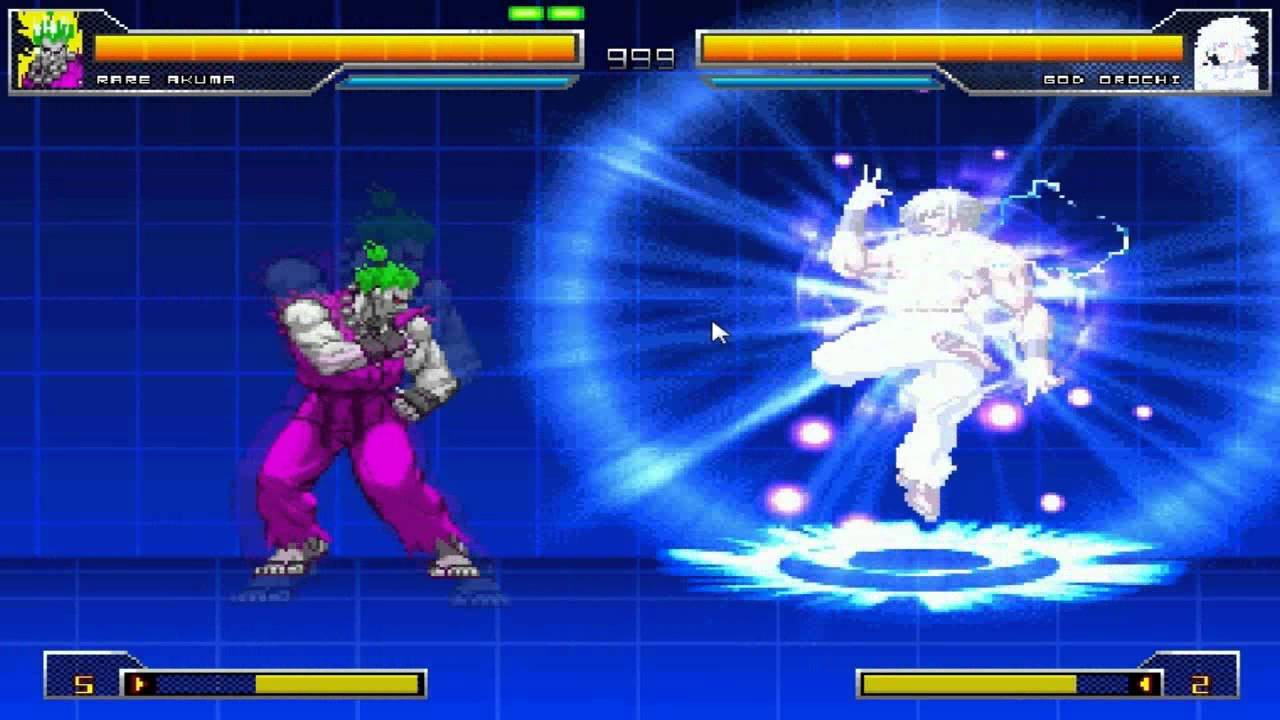 Mugen The king 2002 - Rare Akuma teste