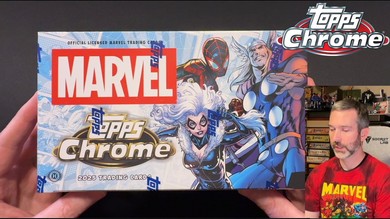 Topps Chrome Marvel is finally available in the US!