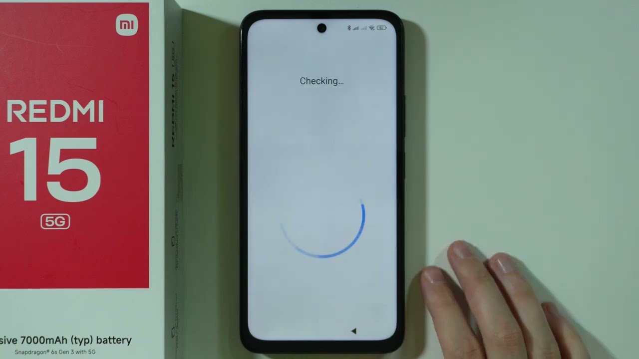 Redmi 15: How to Do Initial Setup (First Configuration)
