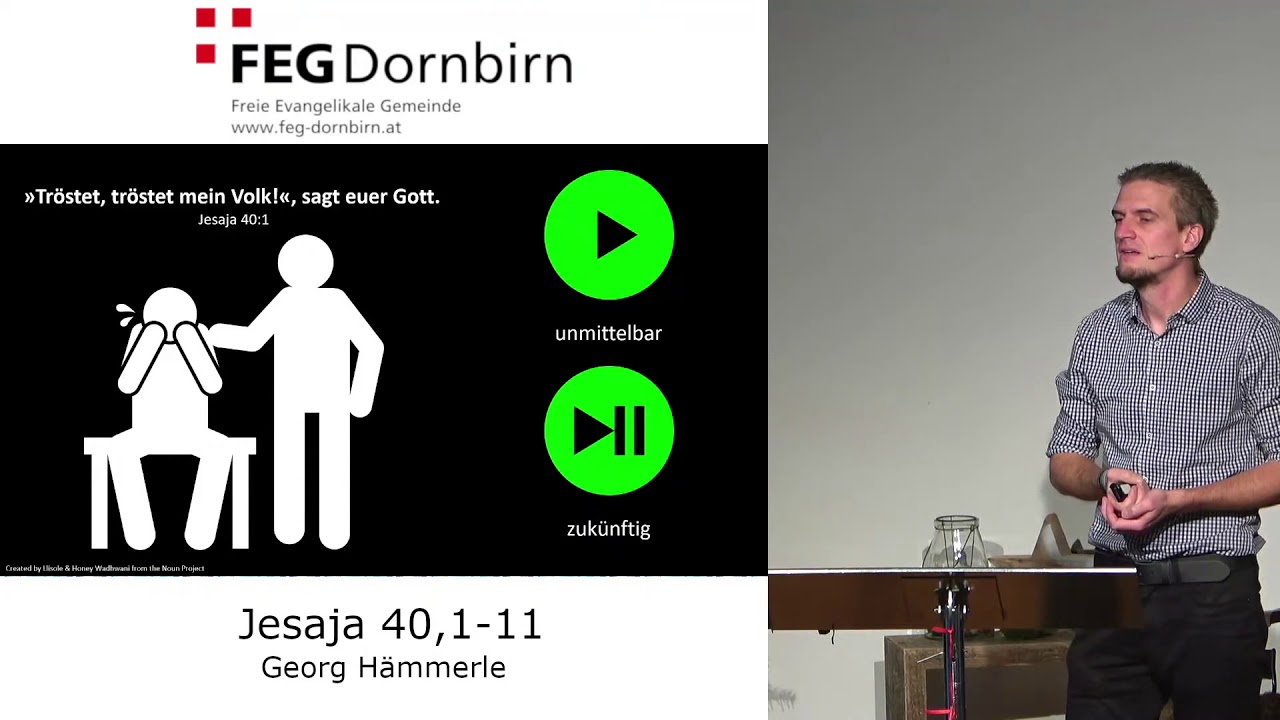 [Predigt]  Der Trost der Getrösteten (Jesaja 40: 1-11)