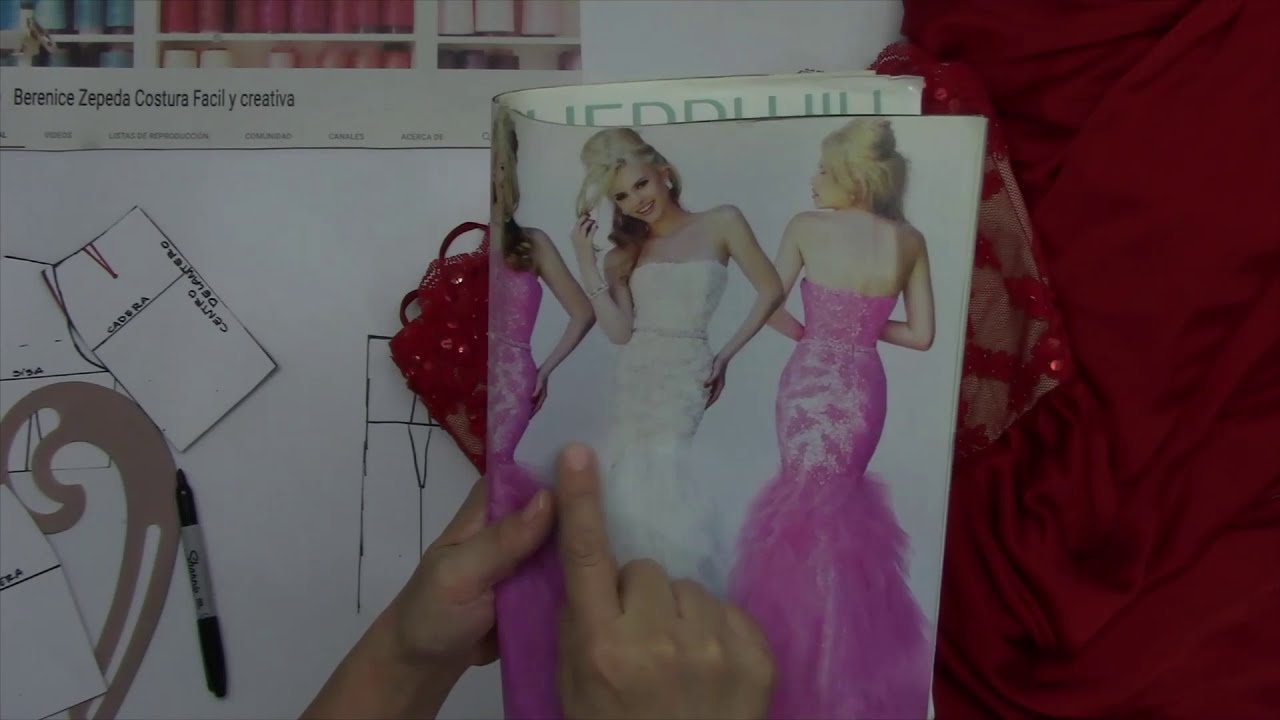 STRAPLESS   PARTE 4-2 SERIE: APRENDE A INTERPRETAR FIGURINES Y SUS TRANSFORMACIONES👗📐✂📏