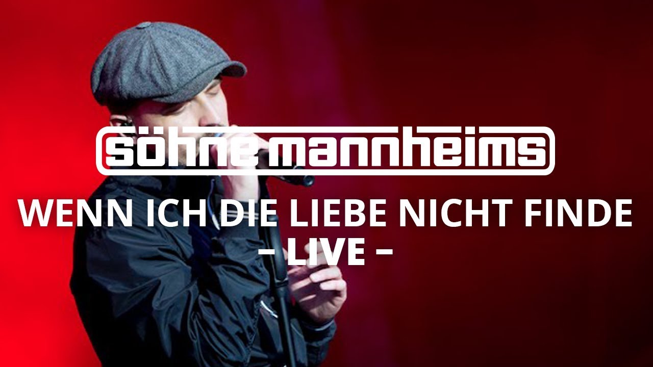 Söhne Mannheims - Wenn ich die Liebe nicht finde // EVOLUZION Live [Live]