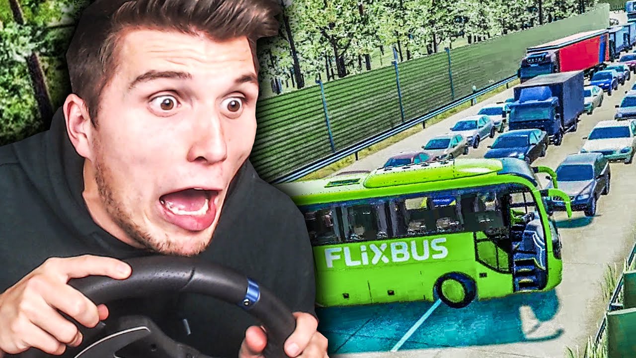 Flixbus verursacht MEGA-STAU auf der Autobahn ✪ FLIXBUS Fernbus Simulator
