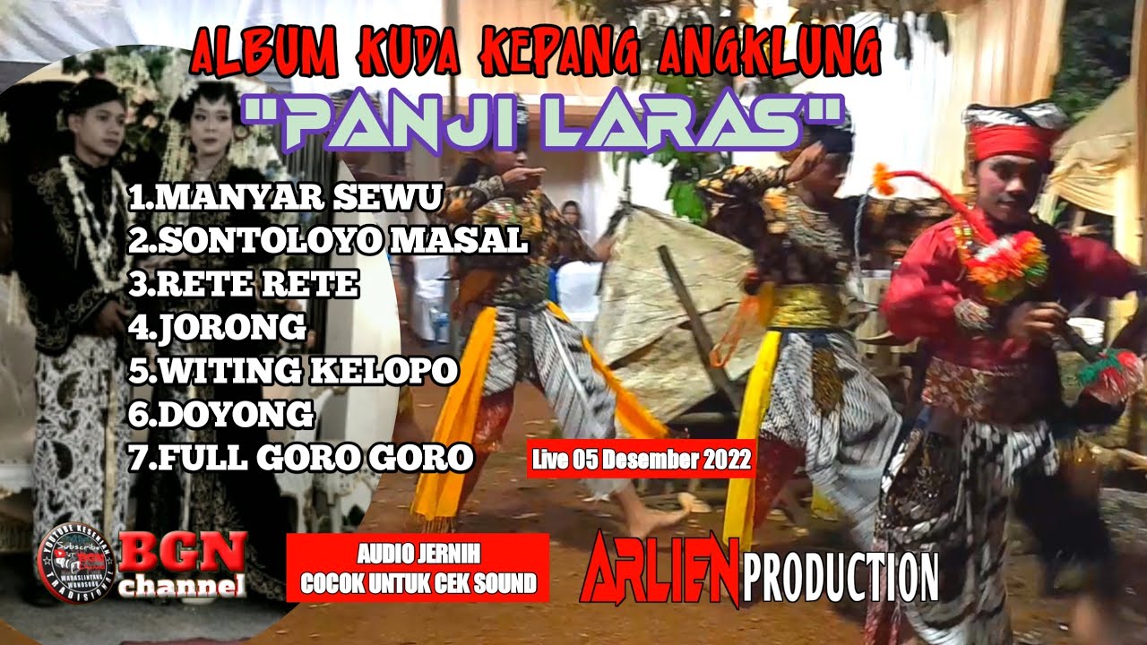 ALBUM KUDA KEPANG PANJI LARAS LANCAR || WADASLINTANG WONOSOBO || #lenggerwonosobo #kudalumping