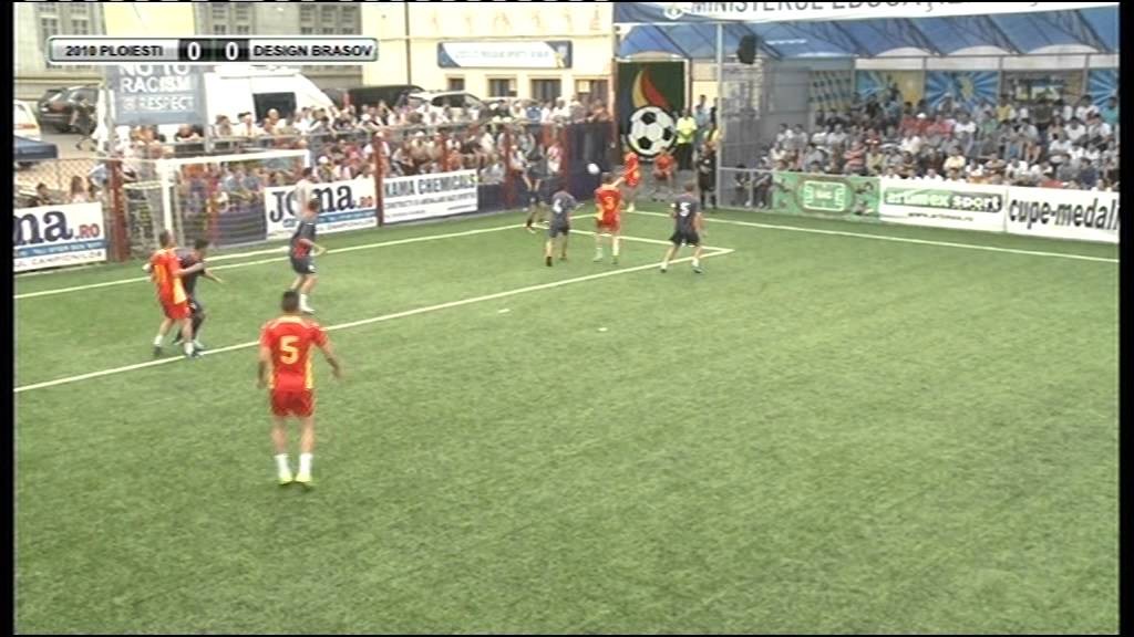 Finala CN de minifotbal 2014: Design Construct Brasov - Ploiesti 2010 1-1 (2-3 d.l.d) [partea 1]