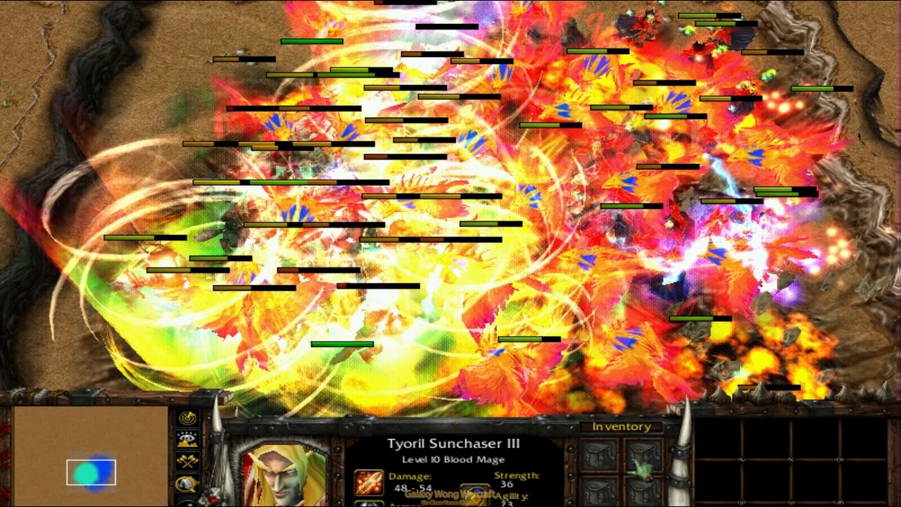 25 Far Seer vs 25 Blood Mage (With Skills) 1080p