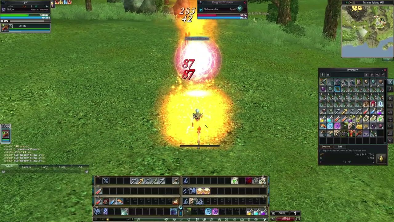 Using my +30min and strategy power spike to farm the new magic salamanders 🔥