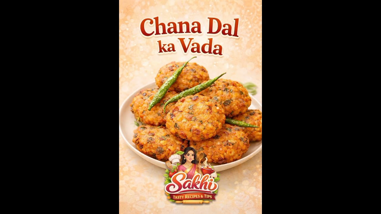 Crispy Chana Dal ke Vada | South Indian Style Snack Recipe#cooking #recipe#sakhi  #youtubevideo 