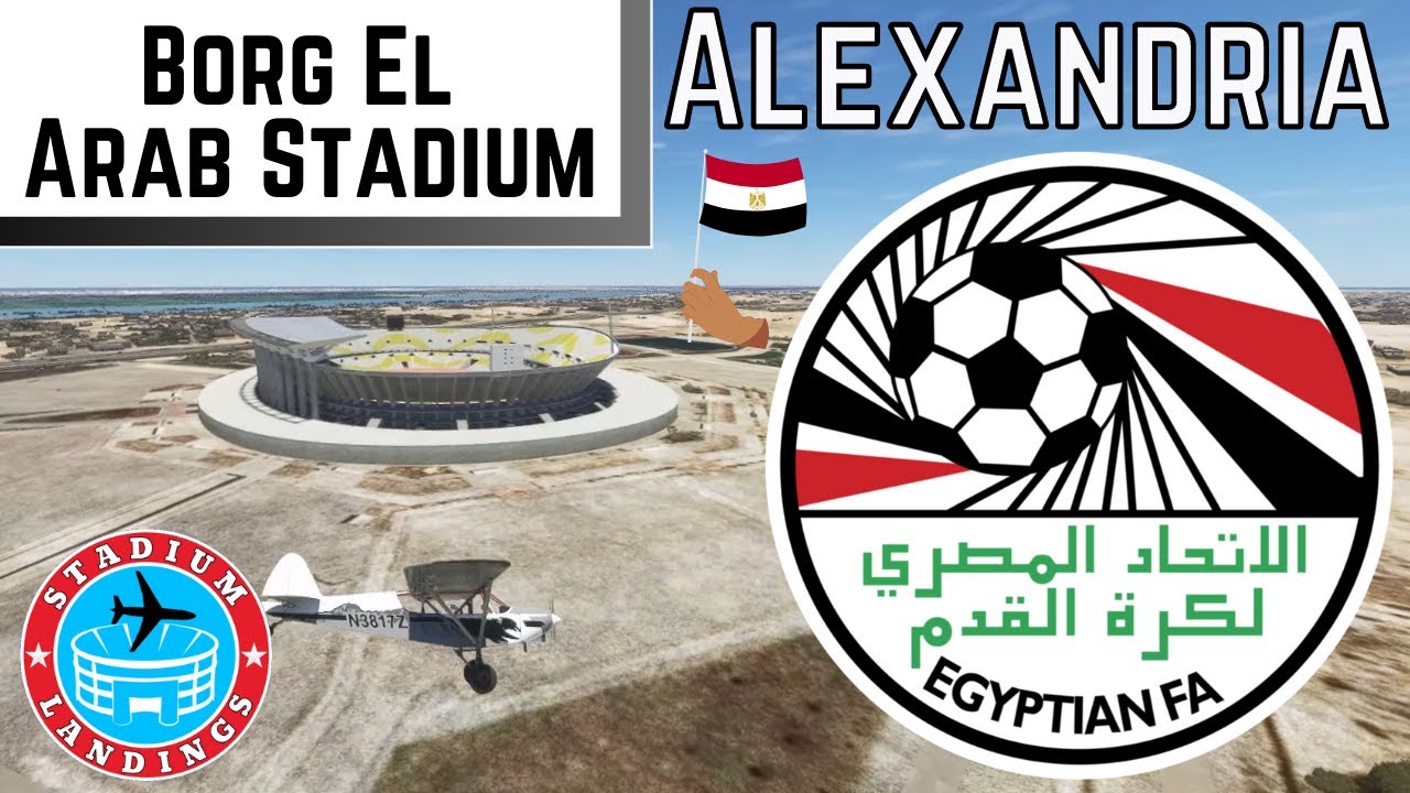 Borg El Arab Stadium - Microsoft Flight Simulator STADIUM LANDING!