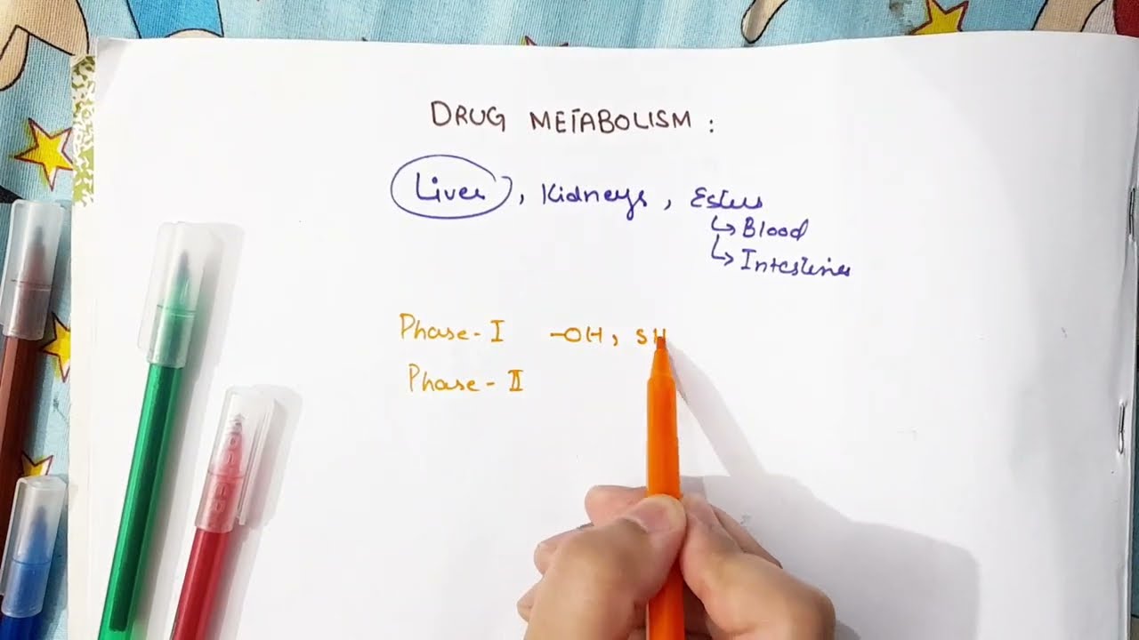 Drug metabolism | Phase 1 and Phase 2 reactions | Ch 4 | Part 1
