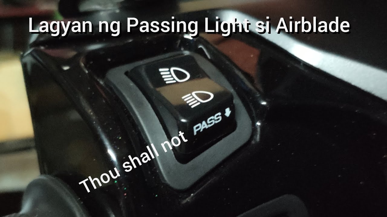 Passing Light Switch Installation | Airblade 150, Click v1, Honda Beat
