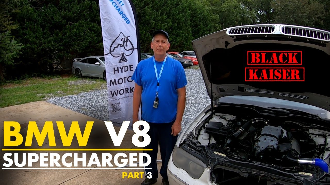 Комплект нагнетателя Black Kaiser BMW V8 | Обзор | Часть 3