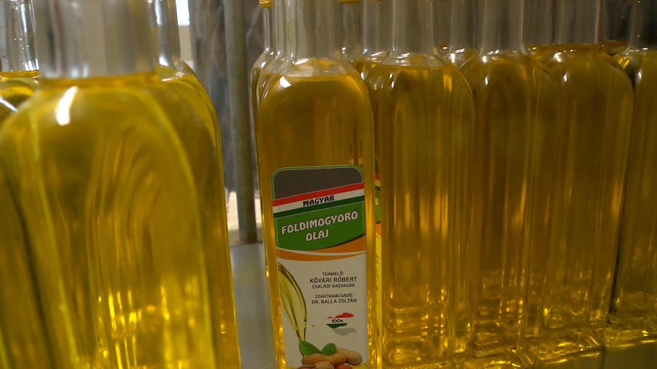 Földimogyoró-olaj magyar mogyoróból