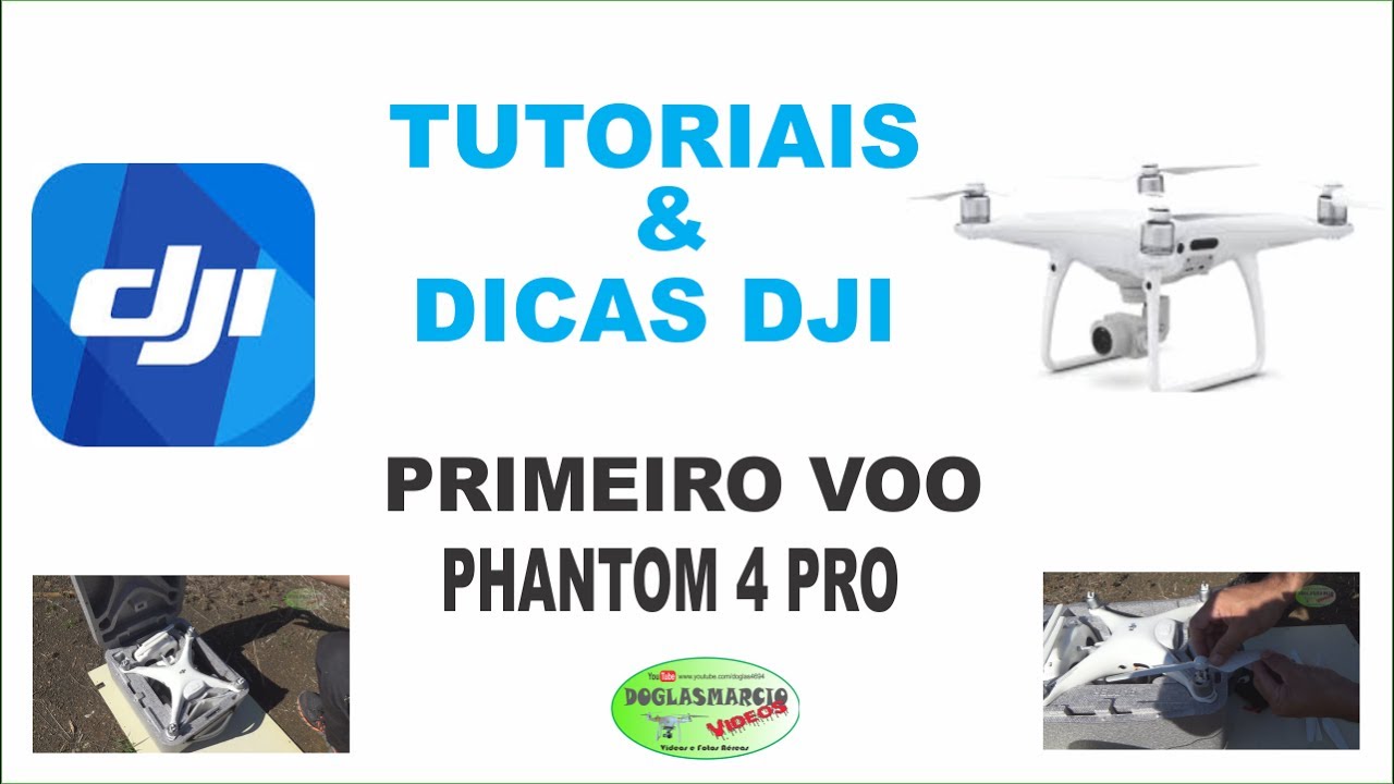 TUTORIAL PRIMEIRO VOO DRONE PHANTOM 4