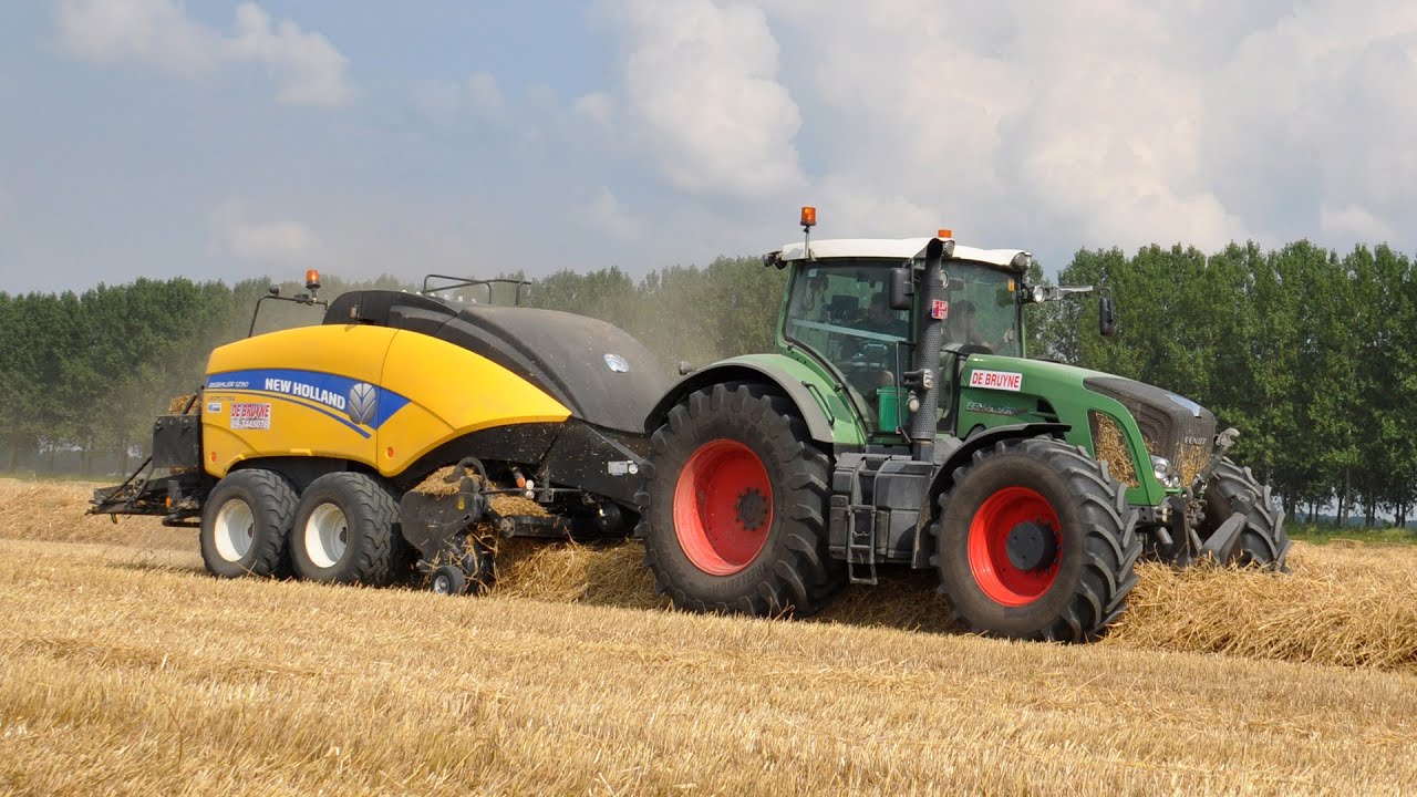 Fendt 930 vario & NH BigBaler 1290 - Loonw. De Bruyne - stro persen