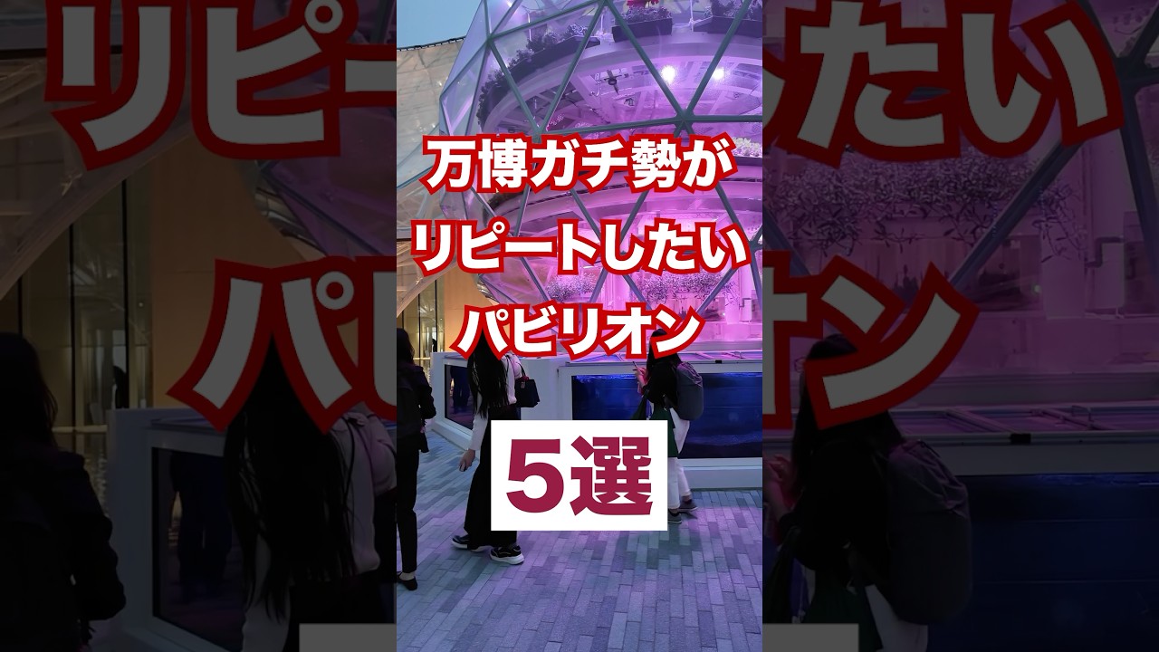 大阪万博に20回近く通いましたが、もう1度行きたいな！と思ったパビリオンをまとめてみました。予約必須も入っていますが、予約なしでもいけるやつもあります。 #万博 #大阪関西万博 #expo