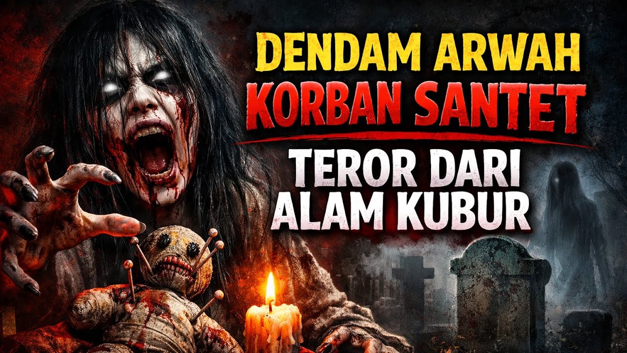 DENDAM ARWAH KORBAN SANTET | Teror Balas Dendam Dari Tanah Kuburan | Cerita Horor