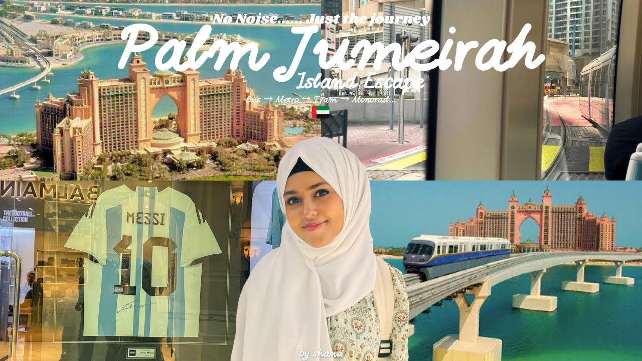 Calm Local Ride to Palm Jumeirah | #dubai travel  #palmjumeirah  