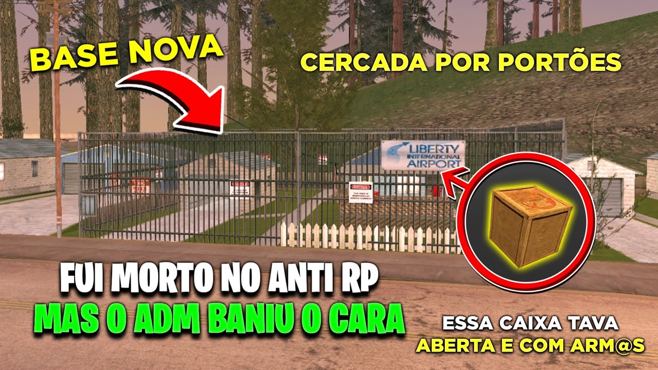 A NOVA BASE DA MINHA FAMÍLIA COM PORTÕES - ( BRASIL ROLEPLAY )