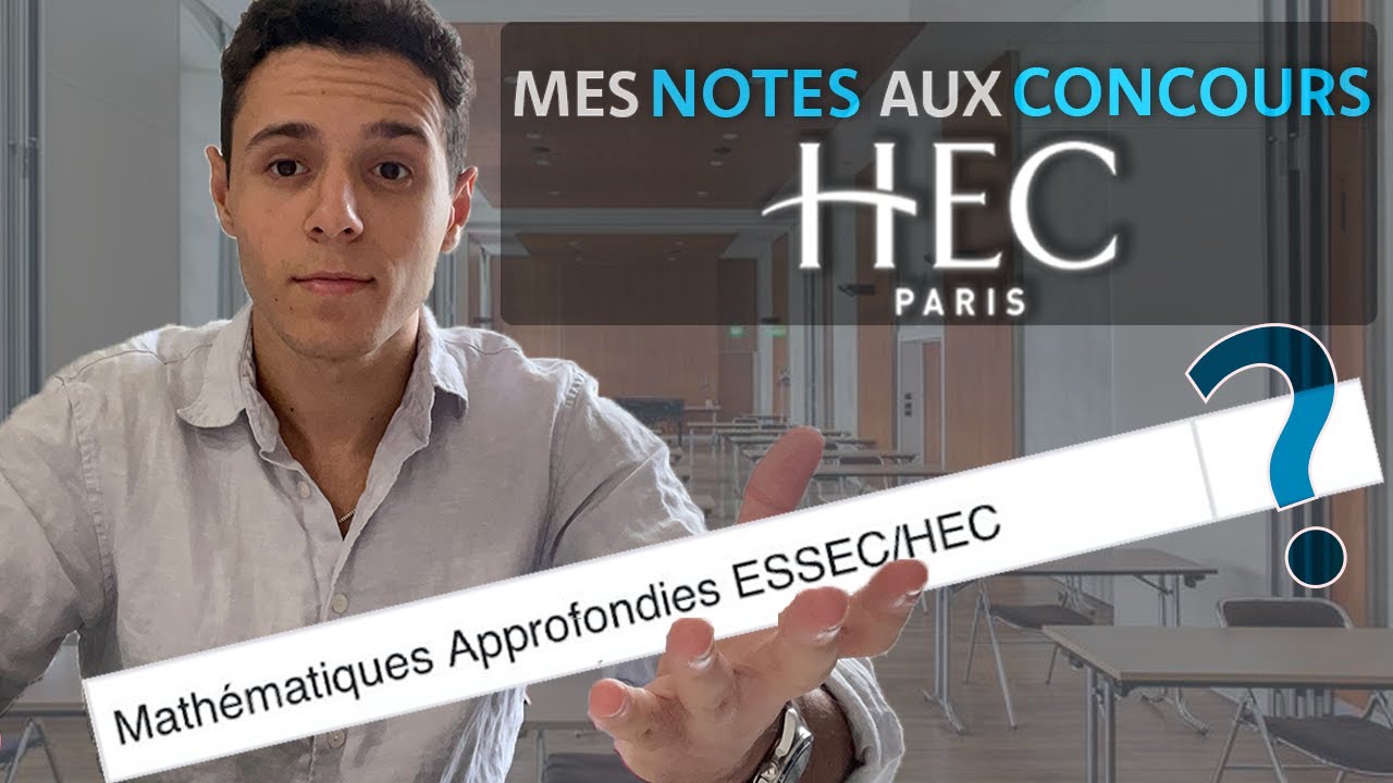 Mes notes aux concours HEC 2023 : déçu ou satisfait ?