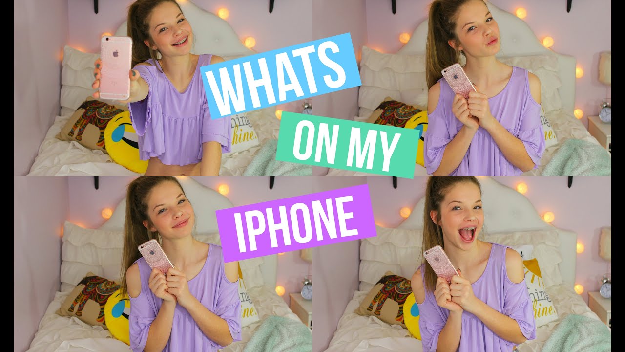 WHATS ON MY IPHONE 6S!