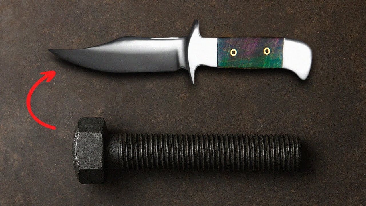 From Bolt to Bowie Knife! An Incredible Transformation