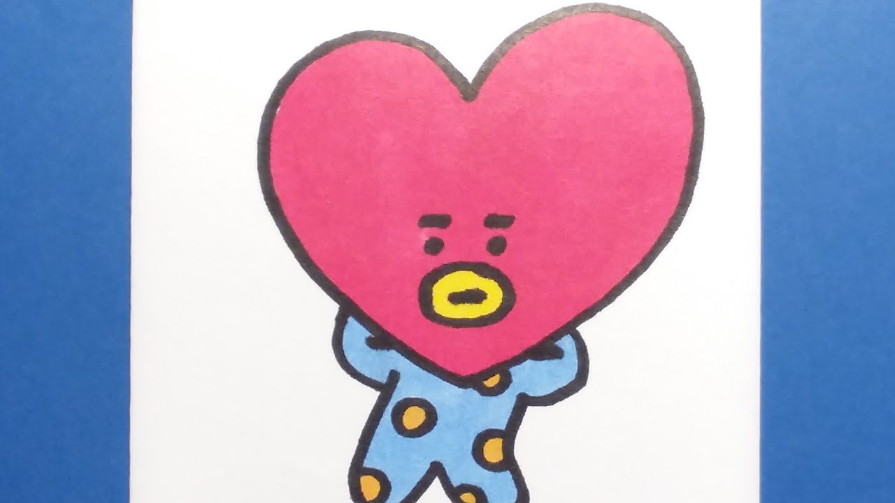 HOW TO DRAW TATA, BT21