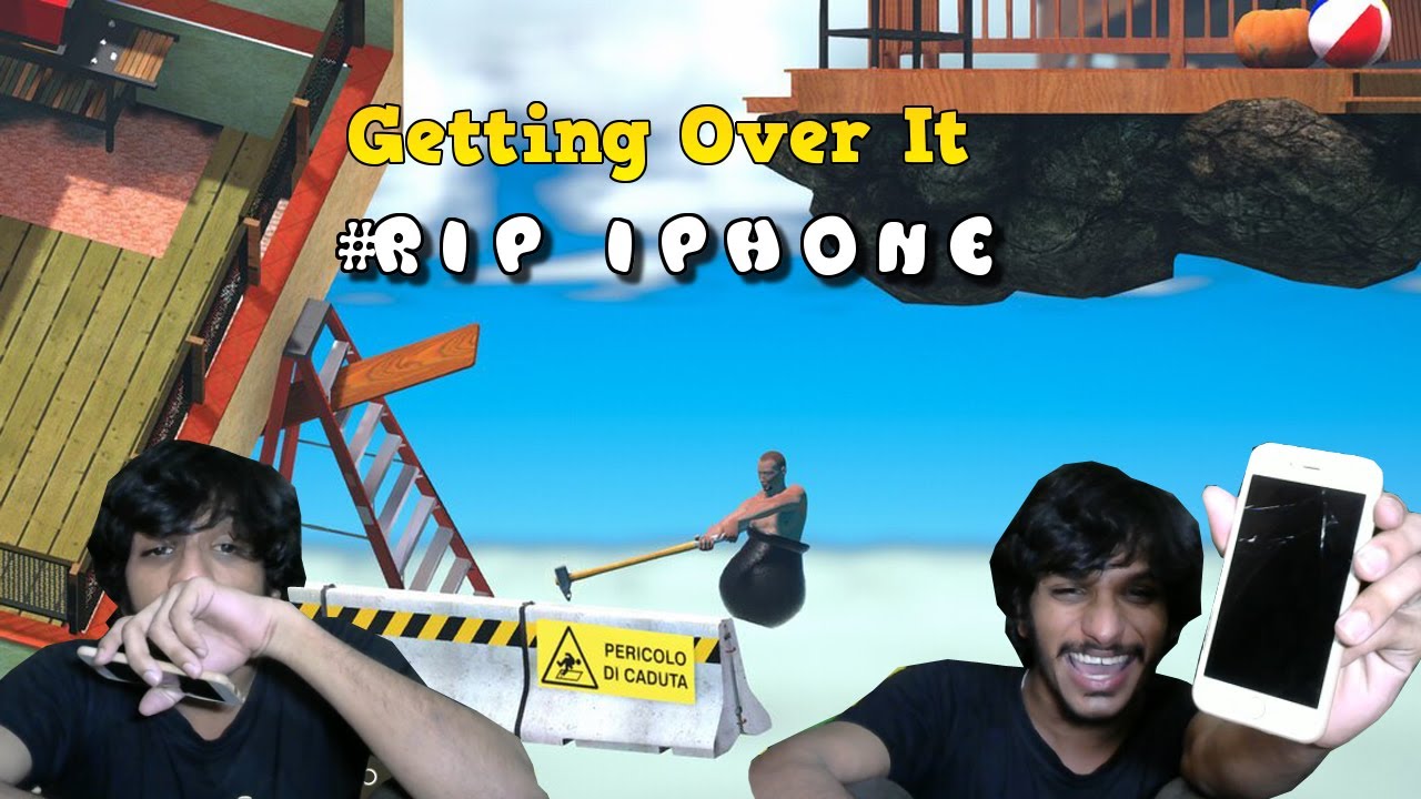 RIP Iphone | Getting Over It | Hyper king telugu gamer Frustrated Moments