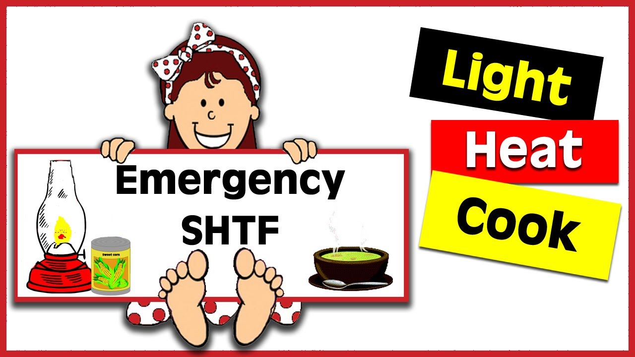 DIY Emergency light, heat and cooker #DIY #Preps #Easy