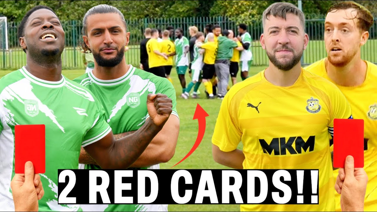 CHAOS! 2 Red Cards & Drama in Our Second Game of the Season! | Newall green vs Cheadle Fc