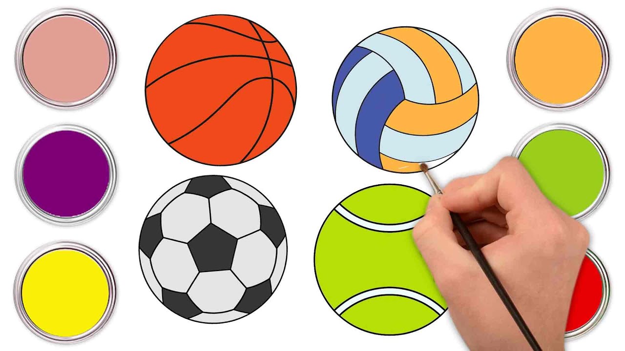 NOVO!! Aprenda a Desenhar Bolas Esportivas | Desenho Fácil | Chiki Art Brasil