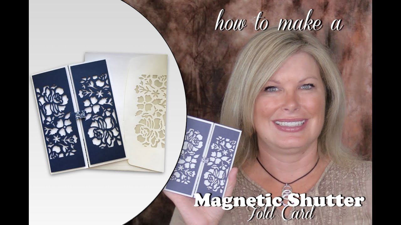 Как сделать магнитную карточку-заслонку с помощью Stampin Up