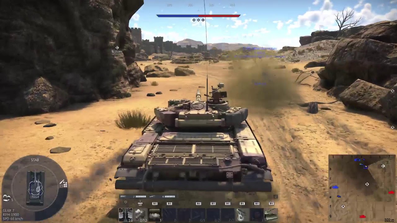 War Thunder live stream challenge T72B3 part 1