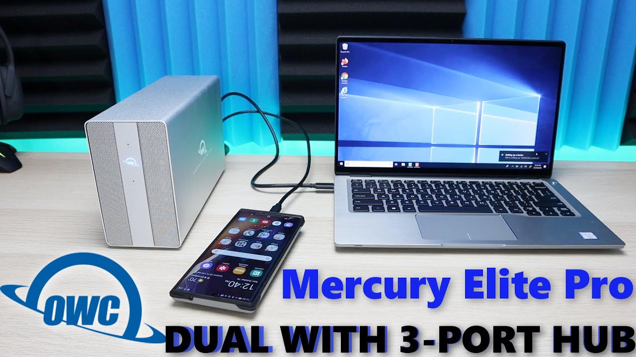 ОБЗОР OWC MERCURY ELITE PRO DUAL С 3-ПОРТОВЫМ КОНЦЕНТРАТОРОМ | ДО 32 ТБ ХРАНЕНИЯ СО СКОРОСТЬЮ 100...