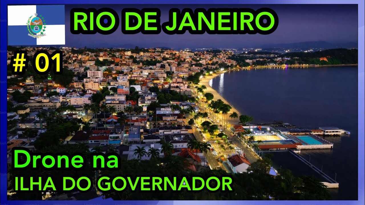 🚁 DRONE NA ILHA DO GOVERNADOR | Jardim Guanabara, Praia da Bica e E.C.J.G. 4K