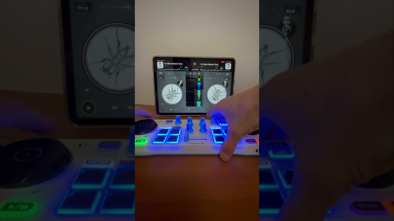 Scratch Test Numark idj2go 2 VS Hercules DJControl Mix  #mobiledj#djayproai