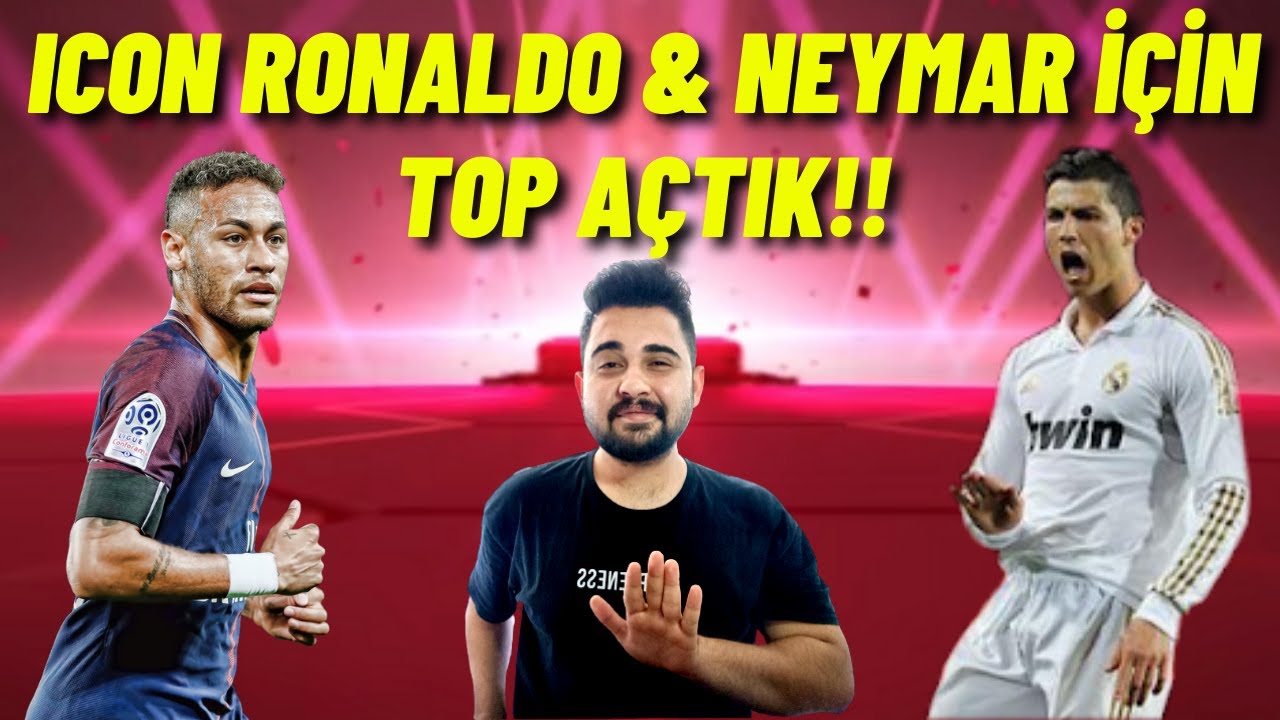 ICON RONALDO & NEYMAR İ&Ccedil;İN TOP A&Ccedil;TIK!! PES 2021 MOBILE