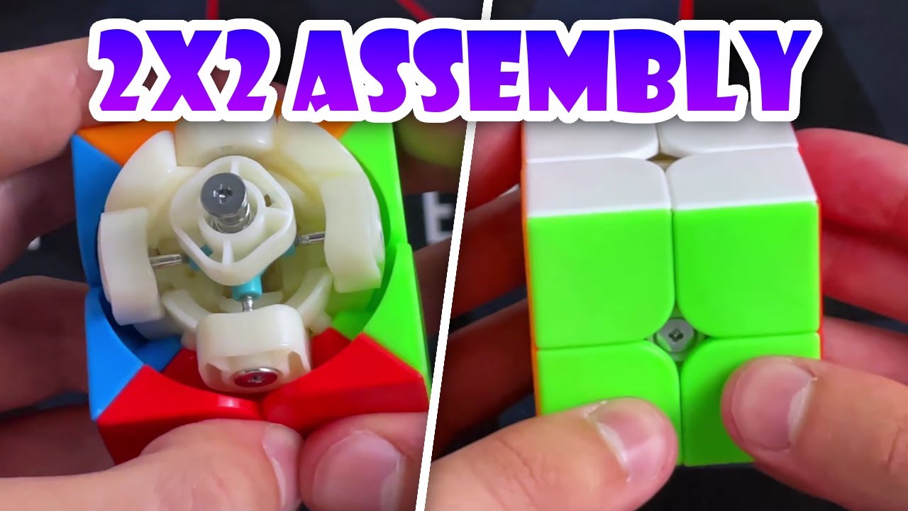 How to assemble a 2x2 Rubik's cube.