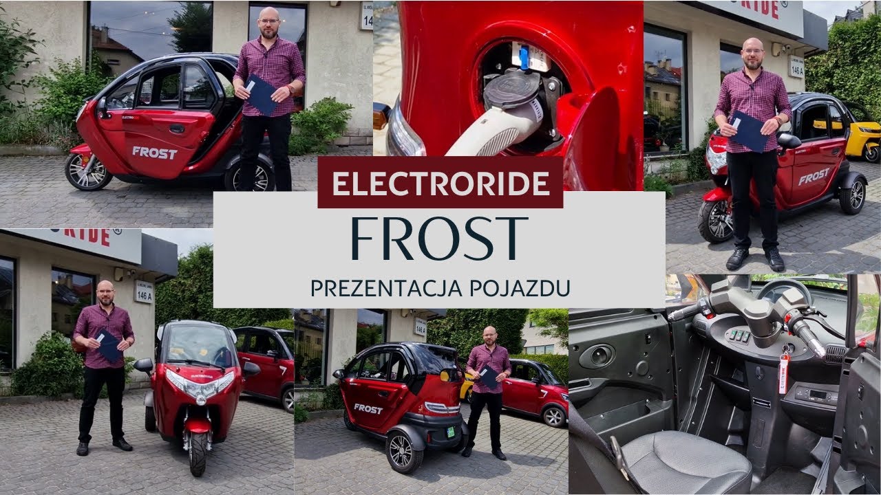 ELECTRORIDE FROST - elektryczny zabudowany pojazd trójkołowy