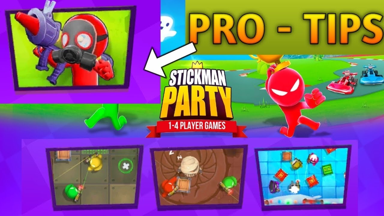 Stickman party Pro Gameplay TIPS and Tricks | Stickman Party