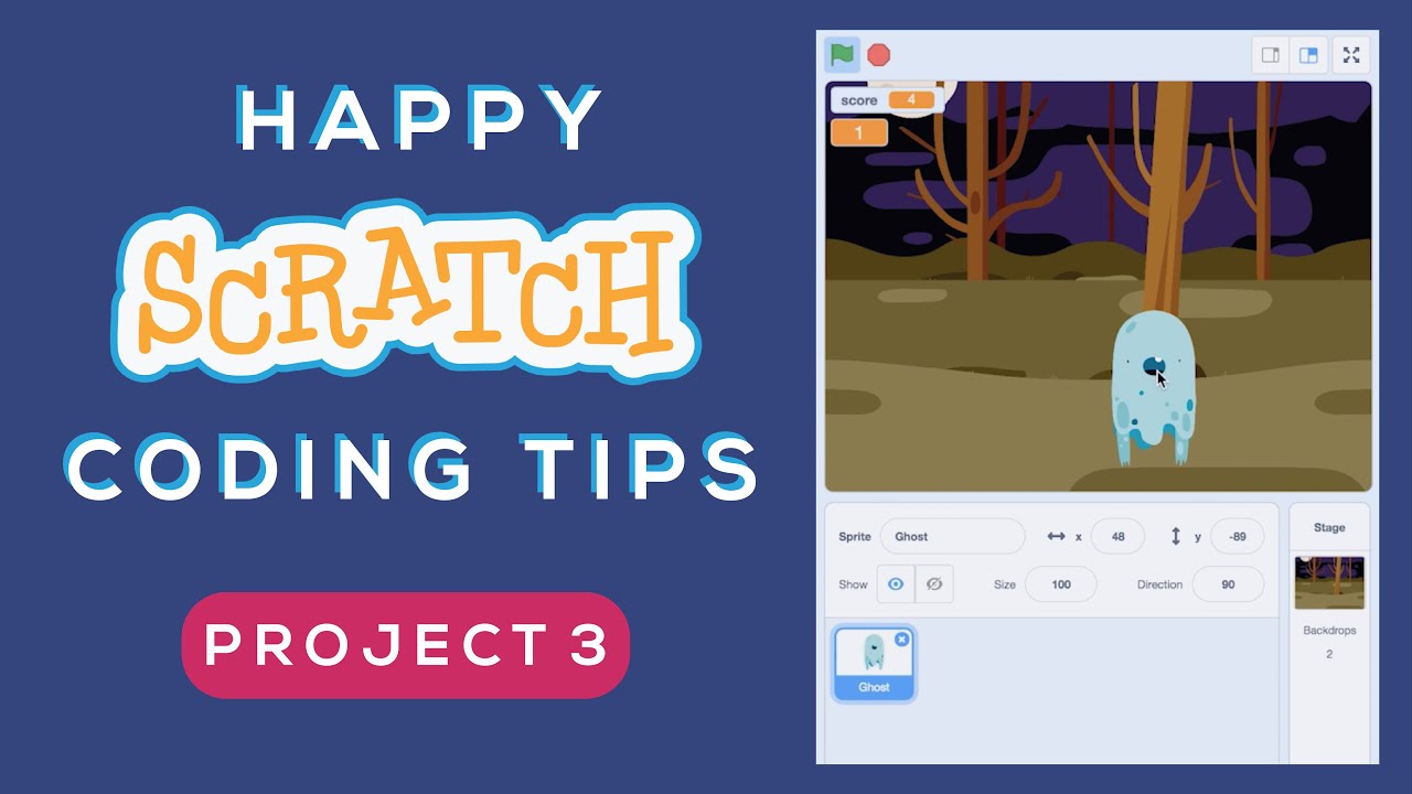 CODING FOR KIDS - Create a Ghostbusters Video Game in Scratch!