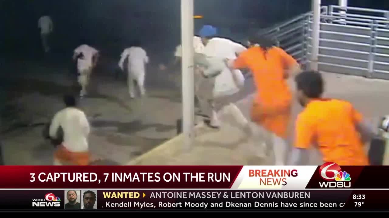 Louisiana State Police transports escaped inmates to facility outside of New Orleans