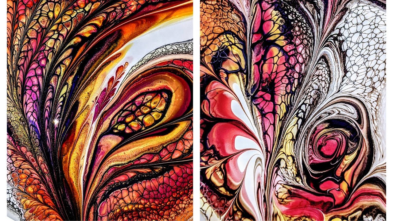 (98) Acrylic Swipe Techniques ~ Double Video ~ Sheleeart
